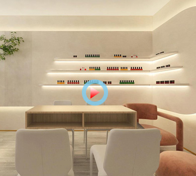 寧波海曙區(qū)醫(yī)美空間設(shè)計裝修全景效果圖