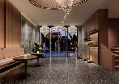 東南亞風(fēng)格美容院裝修設(shè)計案例效果圖