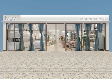 溫州溫馨美容院裝修設(shè)計案例效果圖